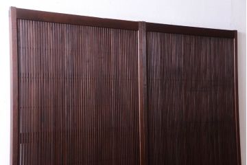 古民具・骨董　裏障子付き!上質なアンティーク格子戸2枚セット(1)