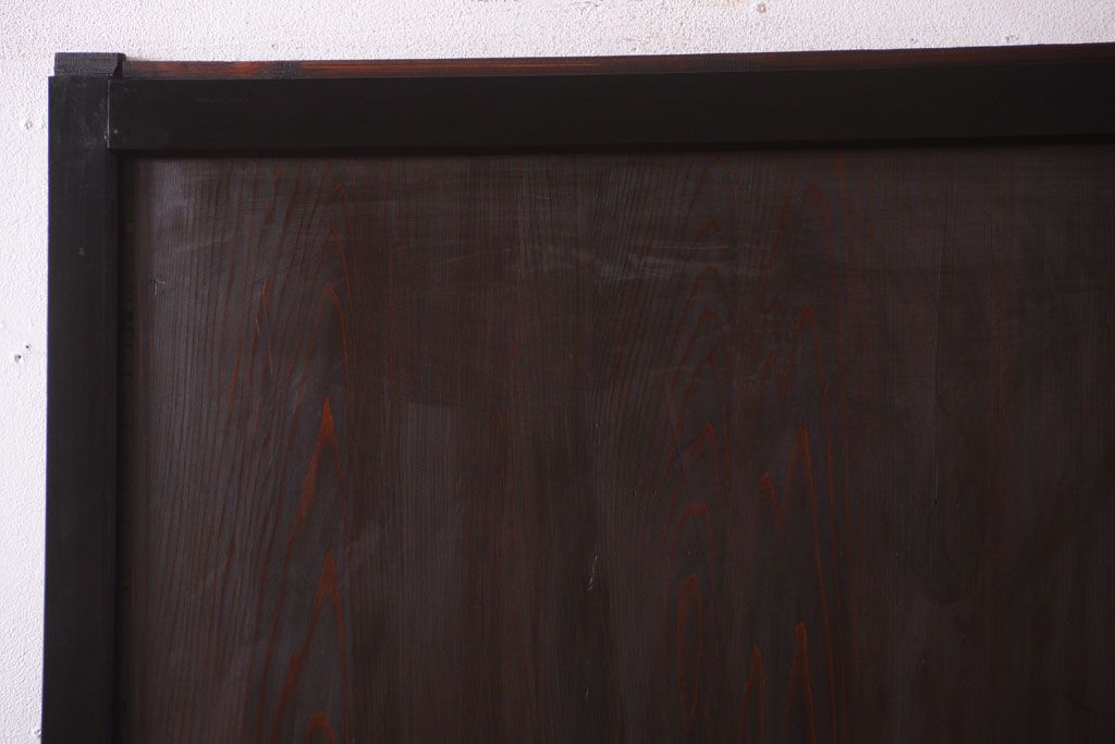 古民具・骨董　和製アンティークの上品な組子帯戸2枚セット