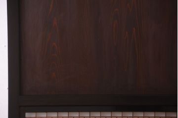 古民具・骨董　和製アンティークの上品な組子帯戸2枚セット