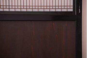 古民具・骨董　和製アンティークの上品な組子帯戸2枚セット