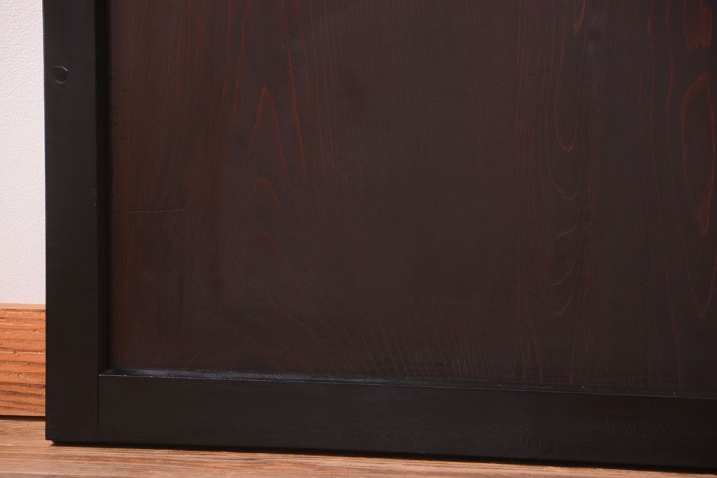 古民具・骨董　和製アンティークの上品な組子帯戸2枚セット