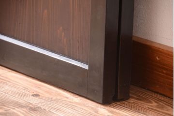 古民具・骨董　和製アンティークの上品な組子帯戸2枚セット