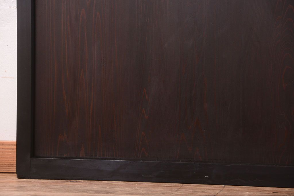 古民具・骨董　和製アンティークの上品な組子帯戸2枚セット