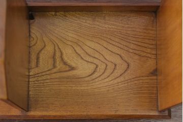 アンティーク雑貨　昭和レトロ　古い木のシンプルなアンティーク本立て(2)