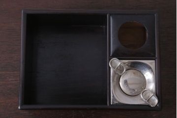 アンティーク雑貨　古民具・骨董　唐木材製　煙草盆・火入付(茶道具)