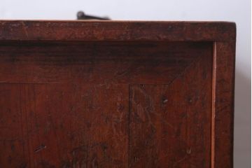 アンティーク雑貨　古民具・骨董　明治〜大正期　引き出し付き!慳貪扉の小物収納箱