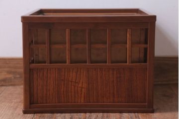 アンティーク雑貨　古民具・骨董　古い木製のアンティーク角火鉢