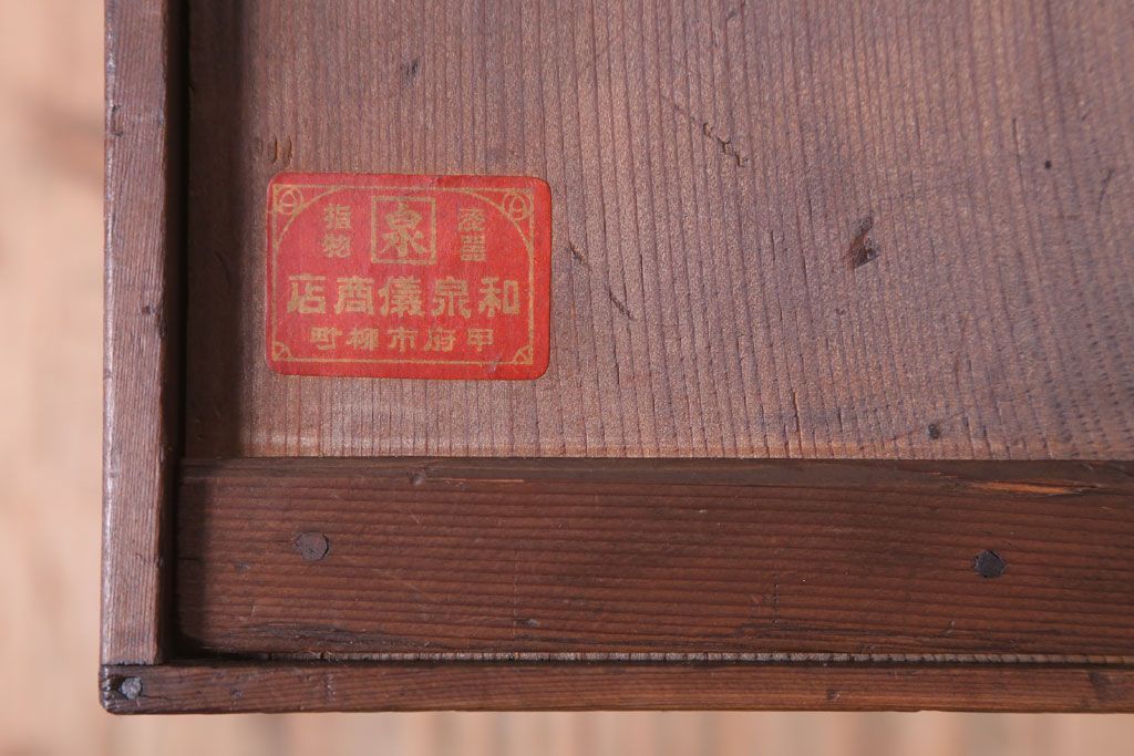 アンティーク雑貨　古民具・骨董　古い木製のアンティーク角火鉢