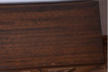 レトロ家具　昭和レトロ　古い木製のアンティーク本箱(ブックケース)