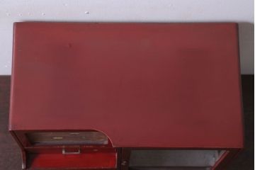 レトロ家具　昭和レトロ　ショーケース付き!小さな収納棚
