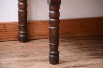 アンティーク家具　大正ロマン　古いタバコ屋のモダンな脚付きアンティークガラスケース