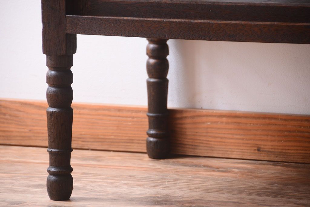 アンティーク家具　大正ロマン　古いタバコ屋のモダンな脚付きアンティークガラスケース