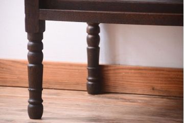 アンティーク家具　大正ロマン　古いタバコ屋のモダンな脚付きアンティークガラスケース