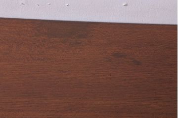 レトロ家具　昭和レトロ　古い木のシンプルな薄型サイドテーブル(平机・コンソールテーブル)