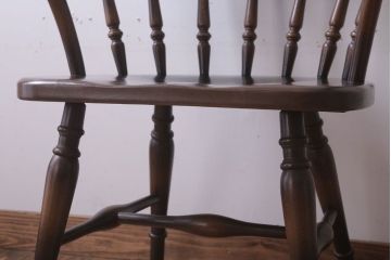 ヴィンテージ家具　ビンテージキツツキ　飛騨産業　アームチェア(ウィンザーチェア・キャプテンチェア、ウインザーチェア)(1)