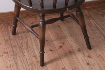 ヴィンテージ家具　ビンテージキツツキ　飛騨産業　アームチェア(ウィンザーチェア・キャプテンチェア、ウインザーチェア)(1)