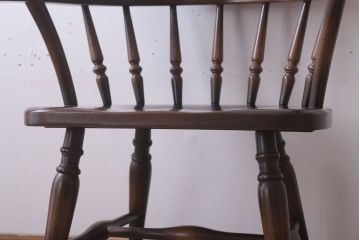 ヴィンテージ家具　ビンテージキツツキ　飛騨産業　アームチェア(ウィンザーチェア・キャプテンチェア、ウインザーチェア)(2)