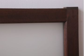 昭和レトロ　ダイヤガラス・すりガラス入り!古い木製の明り取り(1)