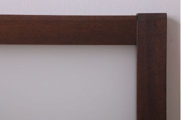 昭和レトロ　ダイヤガラス・すりガラス入り!古い木製の明り取り(1)