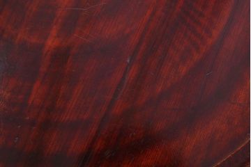 古民具・骨董　大正〜昭和期　欅一枚板!刳り貫き丸盆(1)