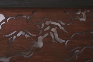 古民具・骨董　和モダンなアンティーク透かし彫り欄間