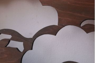 古民具・骨董　和モダンなアンティーク透かし彫り欄間