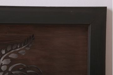 古民具・骨董　和モダンなアンティーク透かし彫り欄間(3)