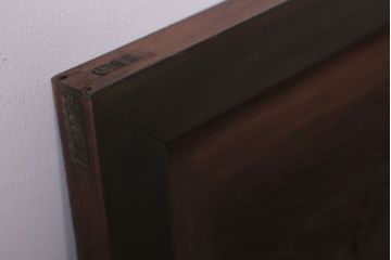 古民具・骨董　和モダンなアンティーク透かし彫り欄間(3)