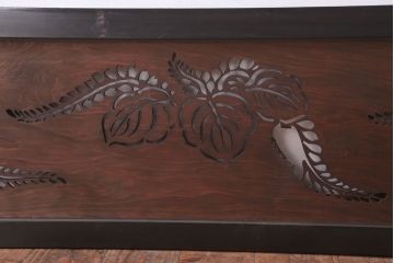 古民具・骨董　和モダンなアンティーク透かし彫り欄間(3)