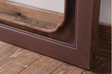 古民具・骨董　大正〜昭和期　鶴松の彫刻が美しいアンティーク欄間