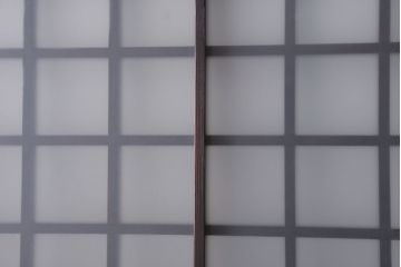 古民具・骨董　すりガラス入り!アンティークガラス戸2枚セット