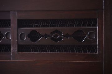 アンティーク家具　古民具・骨董　明治大正期　二段重ね四尺水屋箪笥