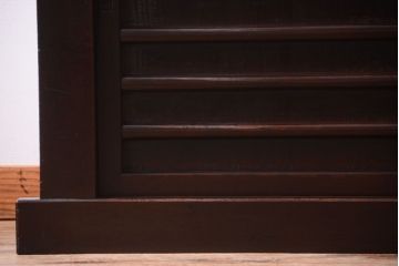 アンティーク家具　古民具・骨董　明治大正期　二段重ね四尺水屋箪笥