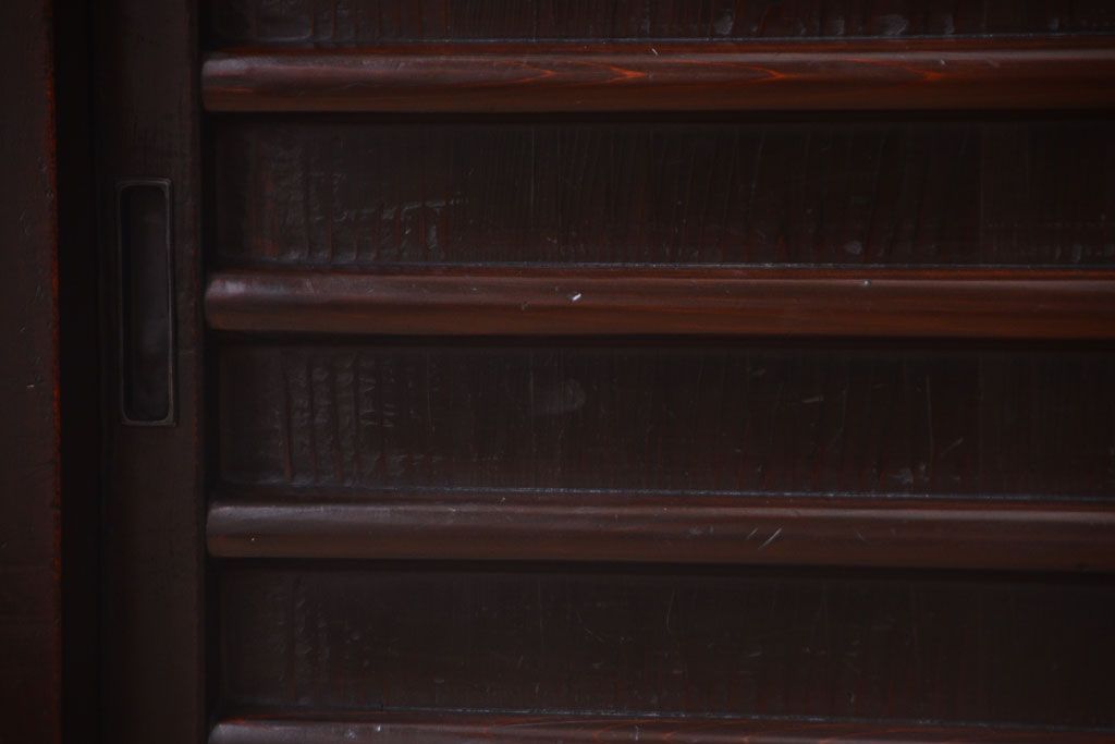 アンティーク家具　古民具・骨董　明治大正期　二段重ね四尺水屋箪笥