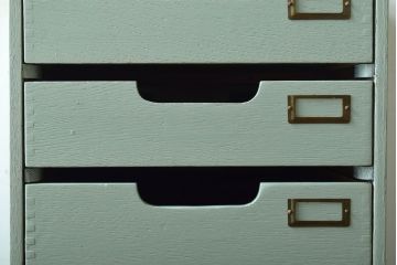 アンティーク家具　ペイント　小ぶりでかわいい両面小引き出し