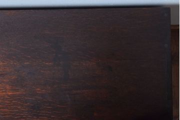 アンティーク家具　和製アンティーク　引き出し2杯付き!ナラ材製の小ぶりな収納棚