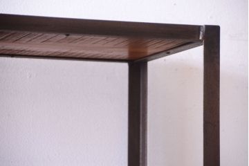 ラフジュ工房オリジナル　シンプルなアイアンラック(大)