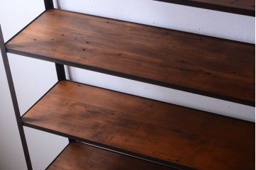 ラフジュ工房オリジナル　シンプルなアイアンラック(大)