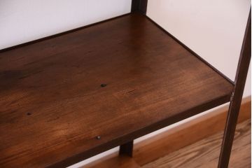 ラフジュ工房オリジナル　シンプルなアイアンラック(大)