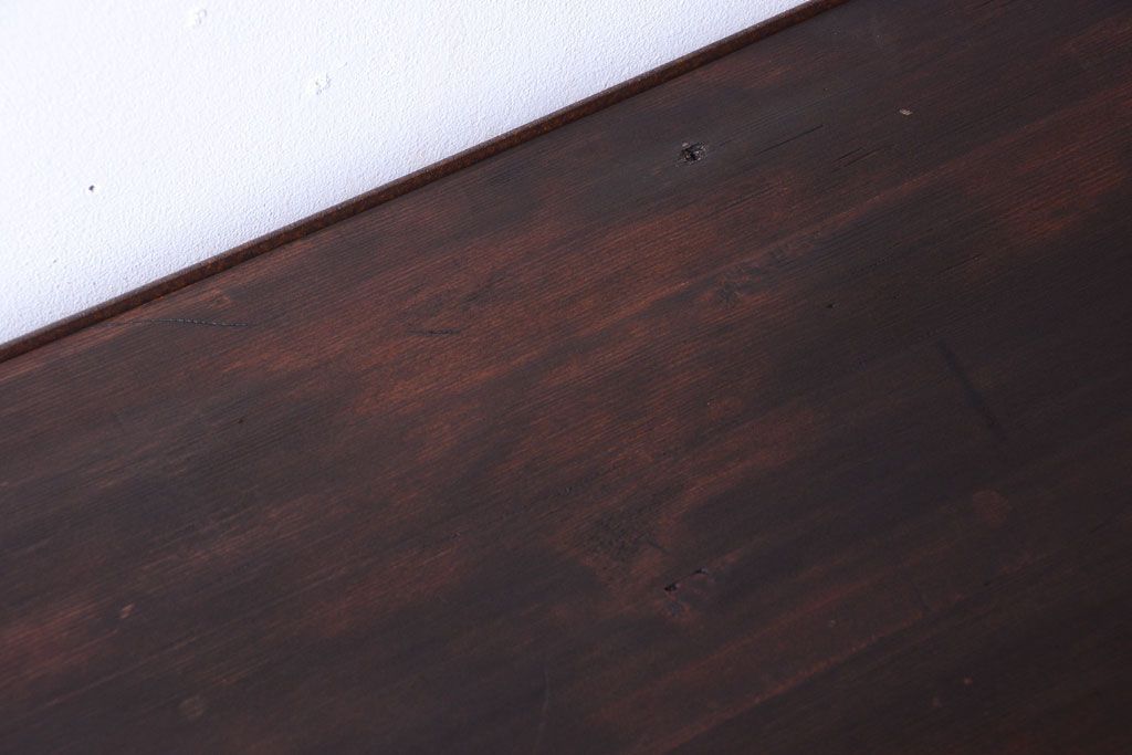 ラフジュ工房オリジナル　シンプルな背の低いアイアンラック(大)