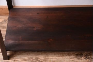 ラフジュ工房オリジナル　シンプルな背の低いアイアンラック(大)