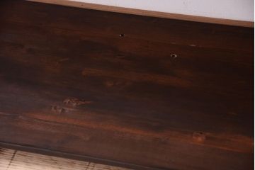 ラフジュ工房オリジナル　シンプルな背の低いアイアンラック(大)