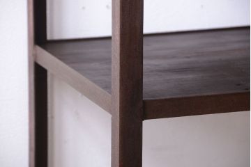 ラフジュ工房オリジナル　シンプルな背の低いアイアンラック(大)