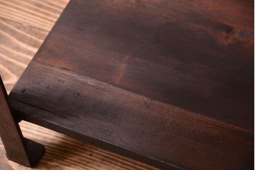 ラフジュ工房オリジナル　シンプルな背の低いアイアンラック(大)