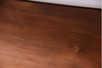 ラフジュ工房オリジナル　シンプルな背の低いアイアンラック(大)(2)