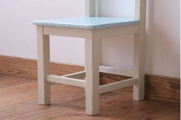 アンティーク家具　アンティーク　小ぶりでかわいいおしゃれなペイントチェア(子供用椅子)(1)