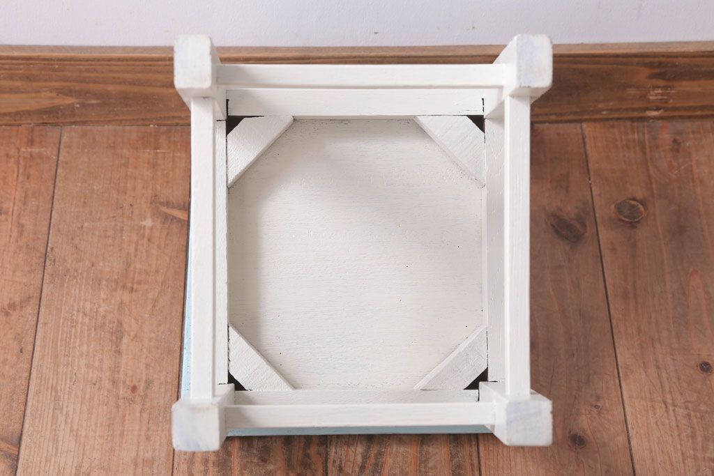 アンティーク家具　アンティーク　小ぶりでかわいいおしゃれなペイントチェア(子供用椅子)(1)