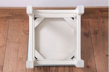 アンティーク家具　アンティーク　小ぶりでかわいいおしゃれなペイントチェア(子供用椅子)(1)