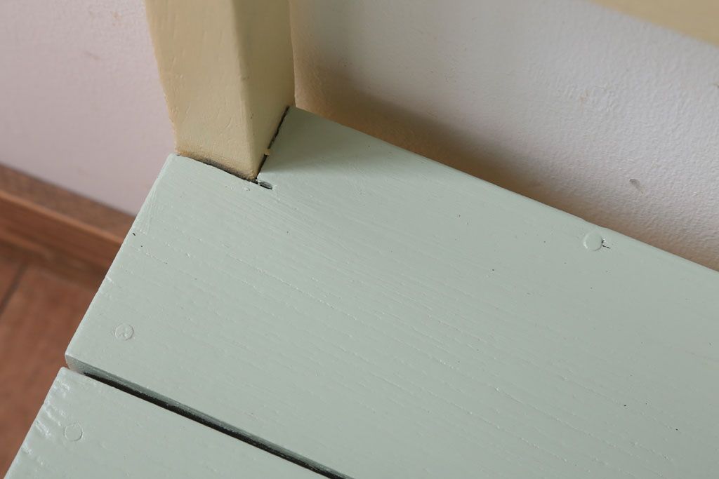 アンティーク家具　アンティーク　小ぶりでかわいいおしゃれなペイントチェア(子供用椅子)(2)