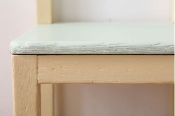 アンティーク家具　アンティーク　小ぶりでかわいいおしゃれなペイントチェア(子供用椅子)(2)